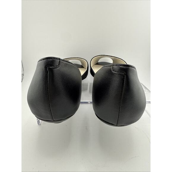 Anne Klein Women's Fanetta Black Peep toe Flat Size 7 M NWB - Picture 7 of 12